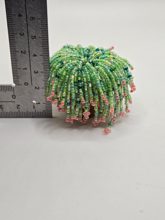 Baby pink- Pink miniature beaded plant