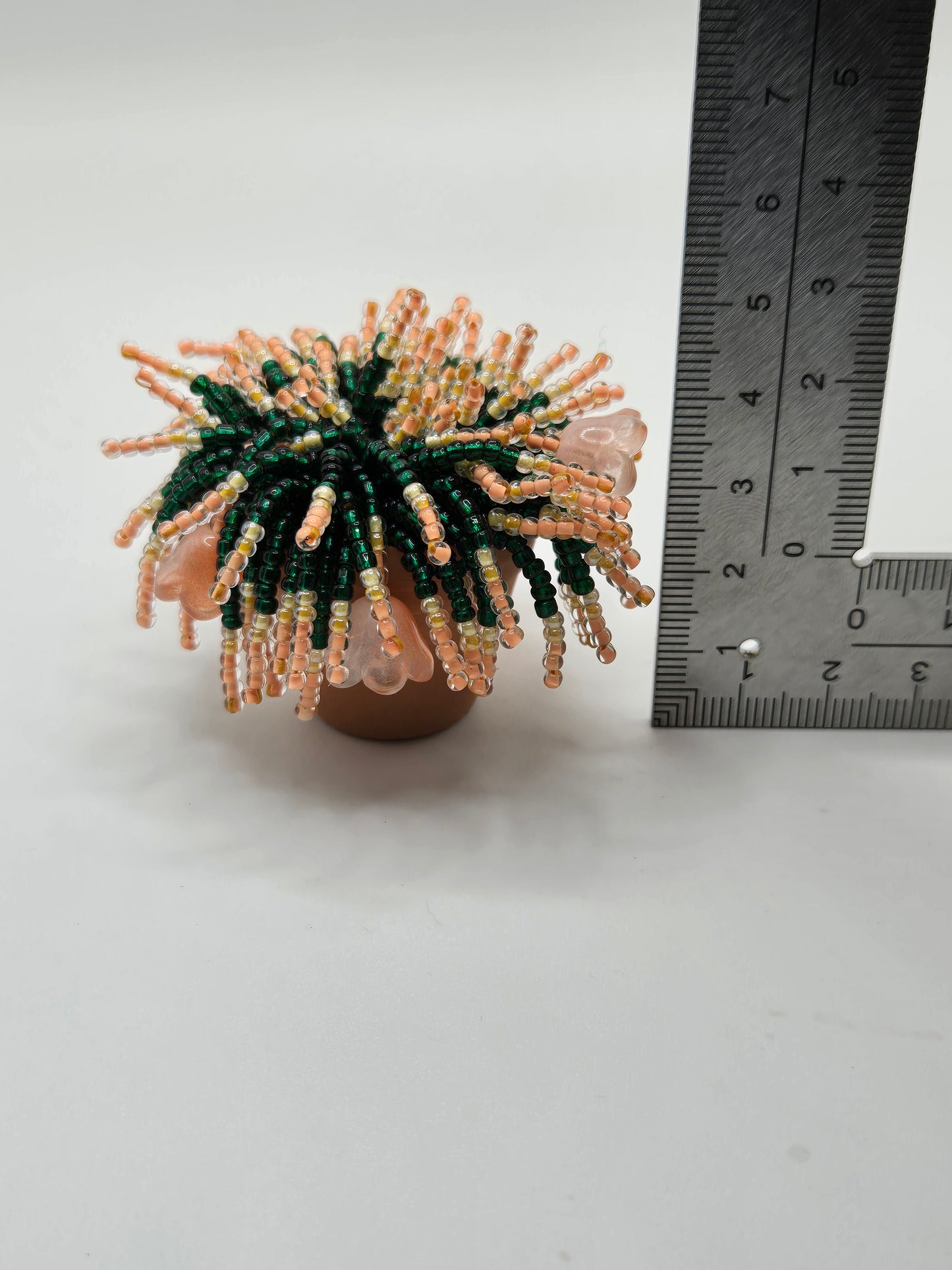 Coraline- Cora Pink Special miniature beaded plant