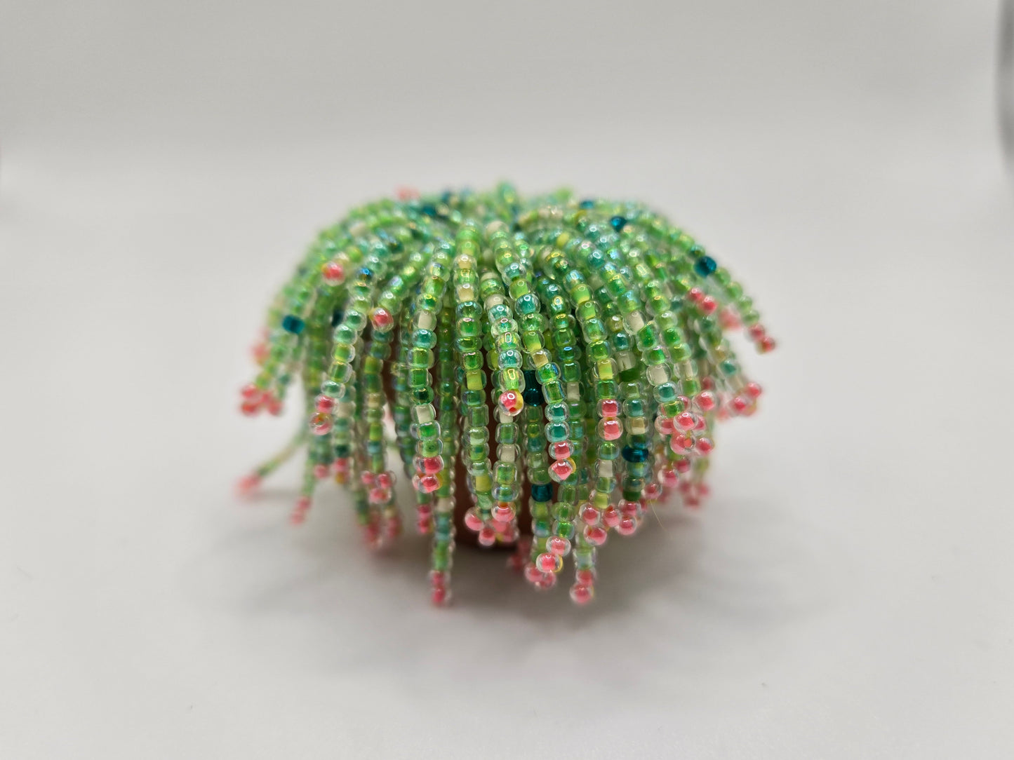 Baby pink- Pink miniature beaded plant